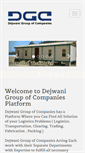 Mobile Screenshot of dejwanishippingline.com